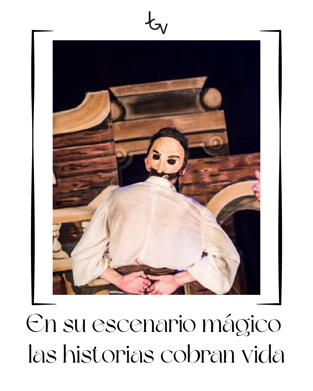 John Vicent masked pose