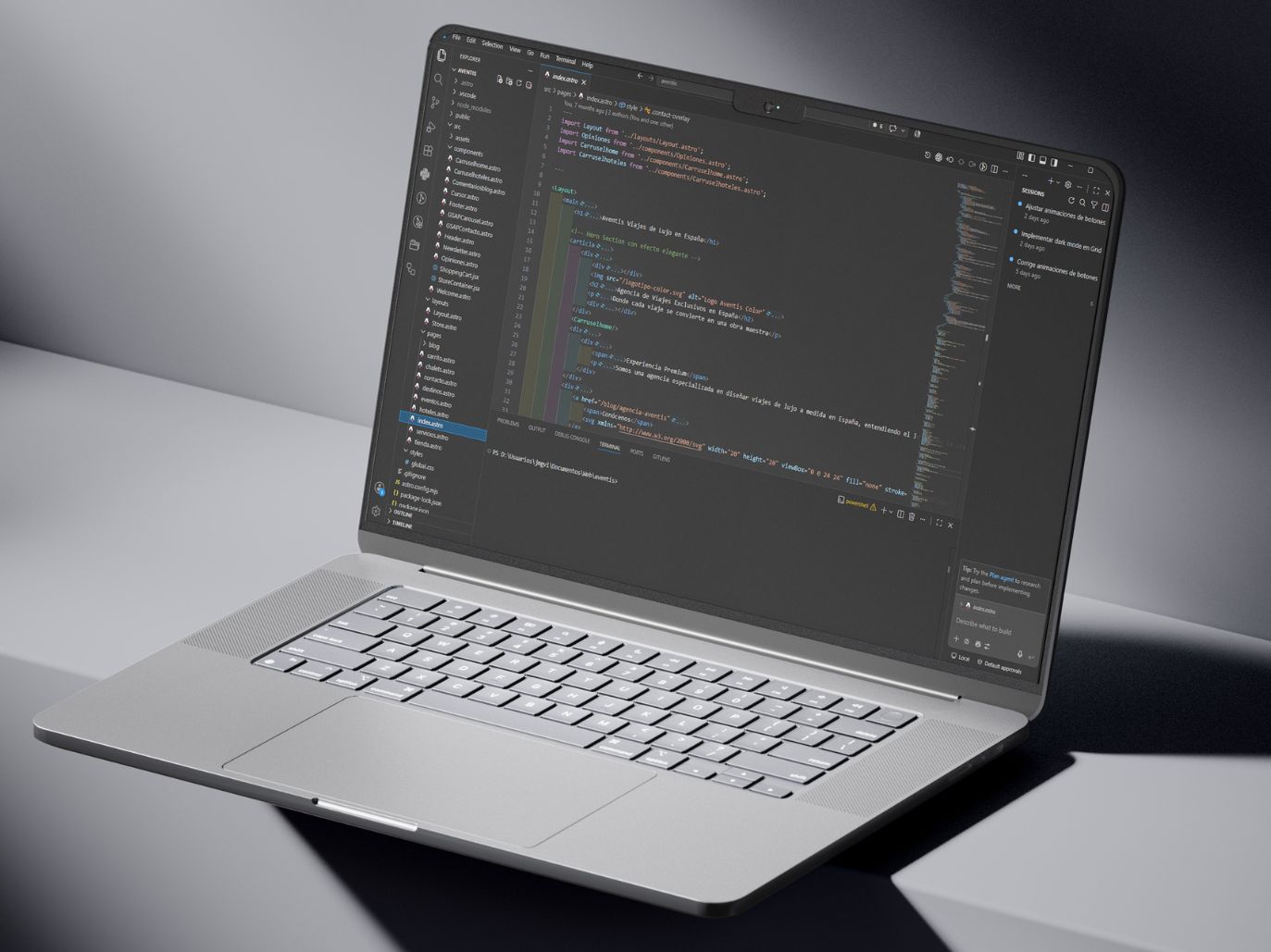 Desarrollo front-end modular y responsive