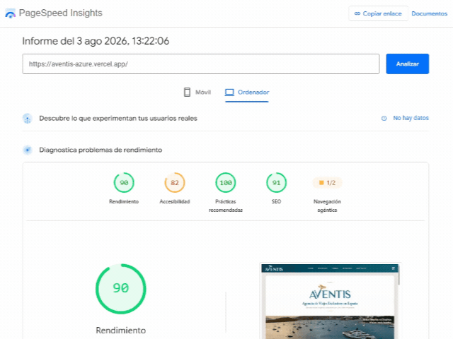 Pruebas de rendimiento, compatibilidad y accesibilidad