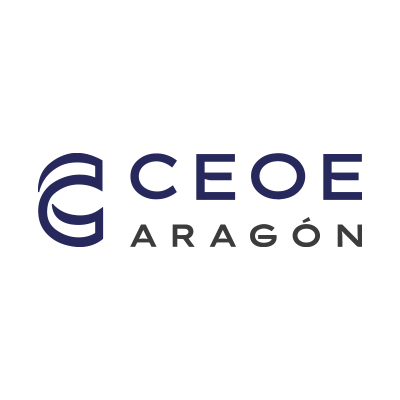 Logo CEOE Aragón, formación en Productos Editoriales Multimedia de John Vicent